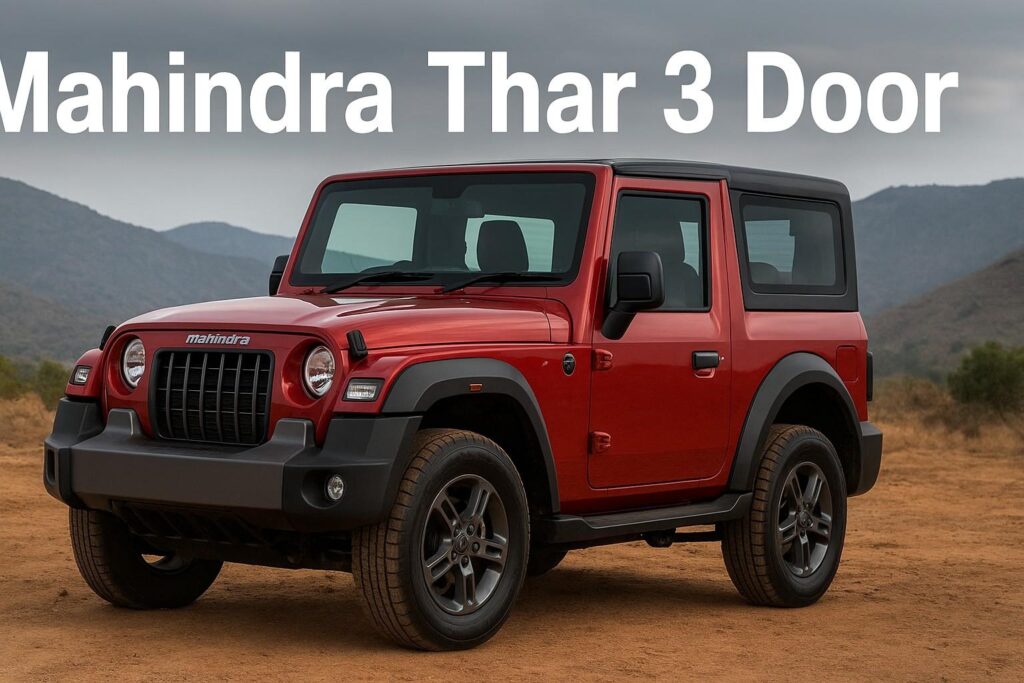 Mahindra Thar 3 Door: दमदार ऑफ-रोड SUV, कीमत, फीचर्स और माइलेज की पूरी जानकारी