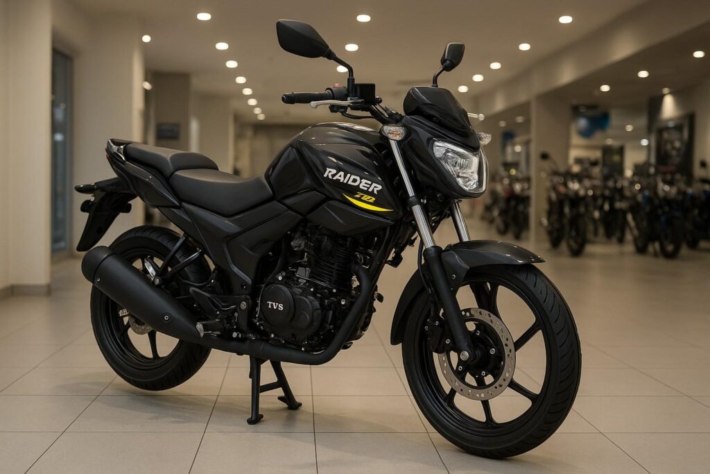 TVS Raider SSE शानदार 125cc बाइक, जानिए कीमत (₹97,700 से शुरू) और दमदार माइलेज (65 kmpl तक) के साथ फीचर्स