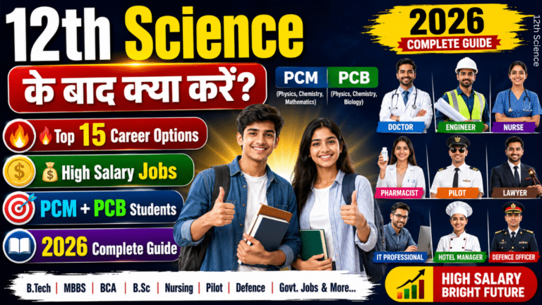12th Science Ke Baad Kya Kare? 2026 Ultimate Career Guide: