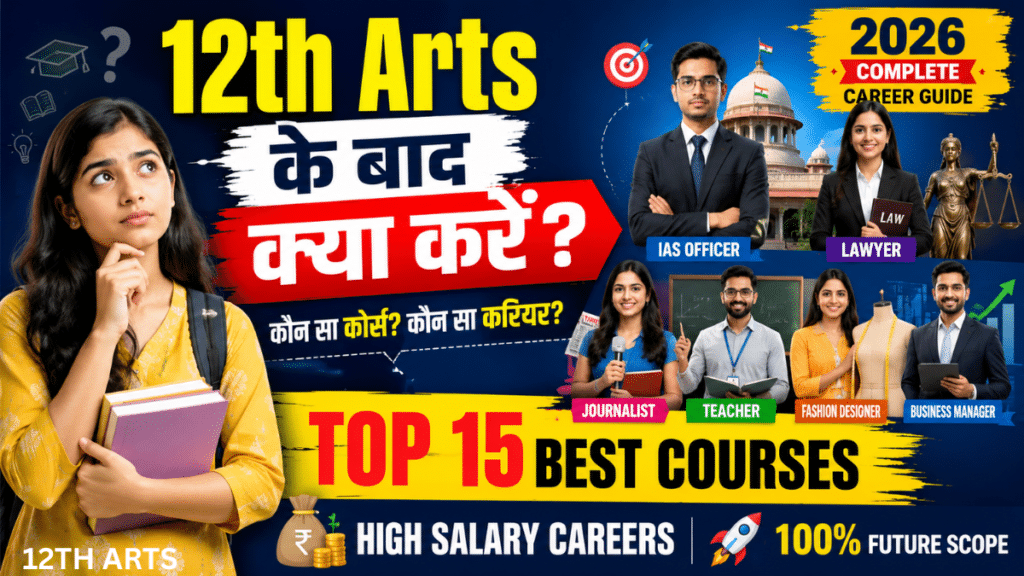 12th art ke baad kya kare? 2026 Complete Career Guide: Top 15 Best Courses & High Salary Careers