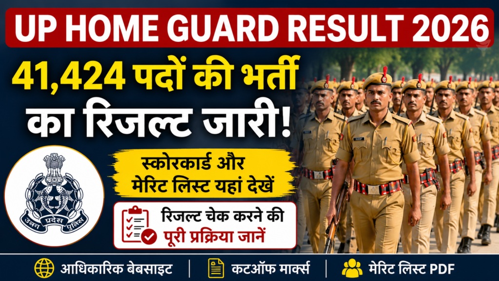 UP Home Guard Result 2026