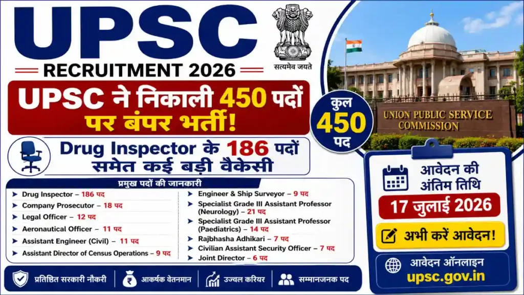 UPSC Recruitment 2026