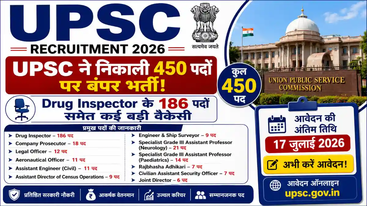 UPSC Recruitment 2026