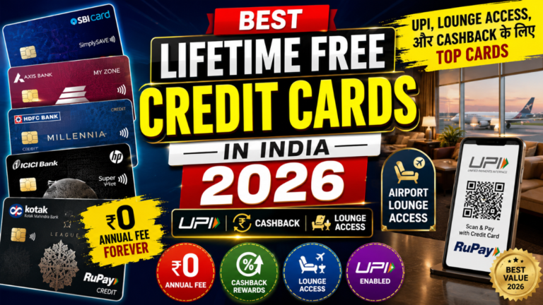 Best Lifetime Free Credit Cards in India 2026